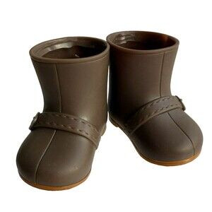 Our Generation Brown Boots With Buckle For 18" Doll Boots Replacements